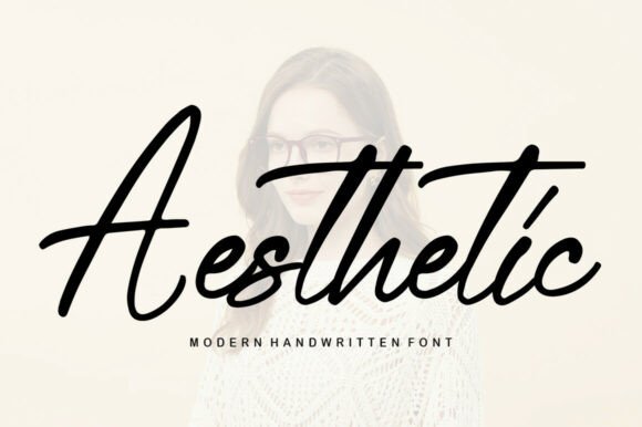 Aesthetic: A Handwritten Font for Elegant Design Projects