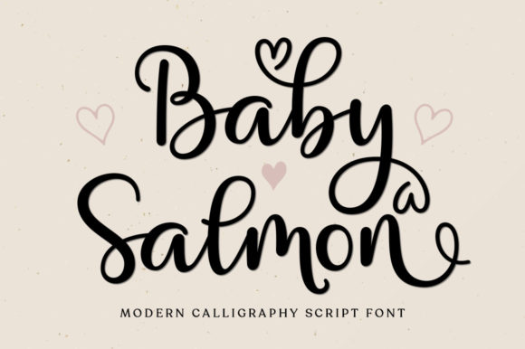Baby Salmon Script: Adding a Luxury Spark to Your Designs