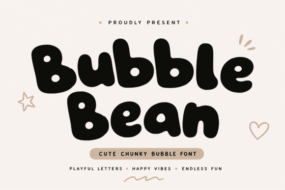 Bubble Bean: A Playful Font for Cheerful Designs
