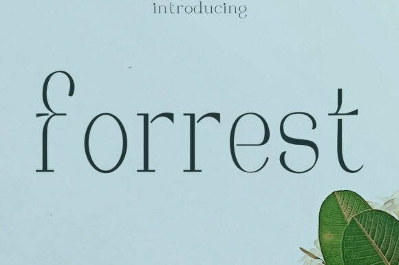 Forrest: The Serif Font for Timeless Brand Identity