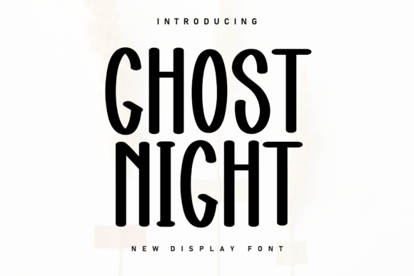 Ghost Night: A Handwritten Font for Heartfelt Branding