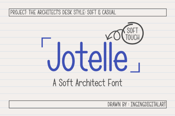 Jotelle: The Soft Architect Font for Approachable Design