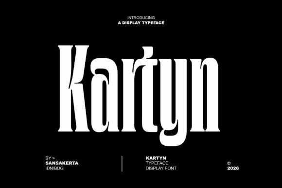Kartyn: Command Attention with Gothic Cinematic Typography