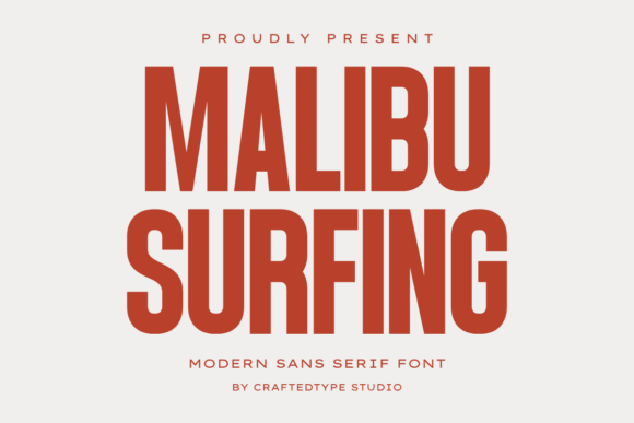 Malibu Surfing: A Font for Bold, Coastal-Inspired Design
