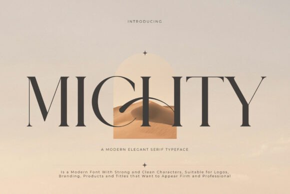 Michty: A Modern Serif Font for Elegant Branding
