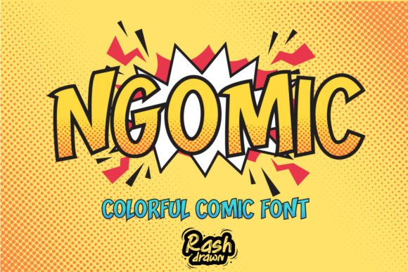 Ngomic: The Vibrant Comic Font That Eliminates Design Guesswork