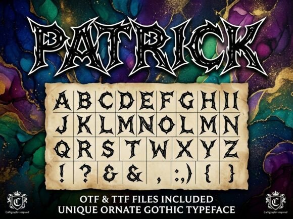 Patrick: A Typeface for Bold, Unforgettable Statements