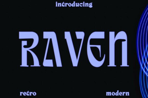 Raven: A Modern Serif for Bold Visual Identity