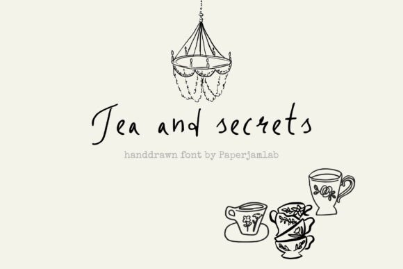 Tea and Secrets: A Font with a Whispered Story