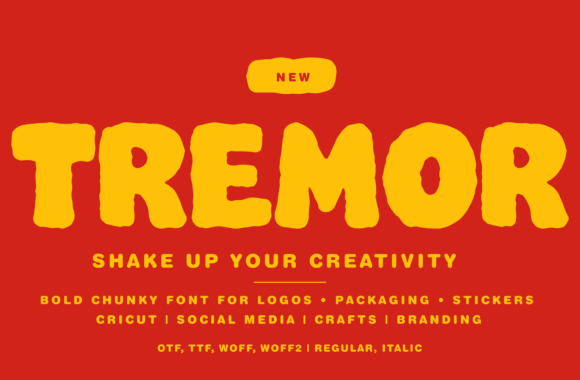 Tremor: The Bold Display Font That Demands Attention